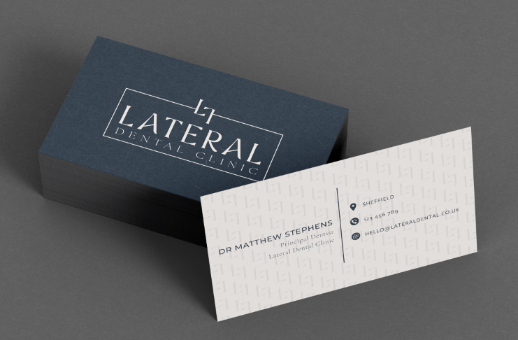 Lateral Dental mobile website screens