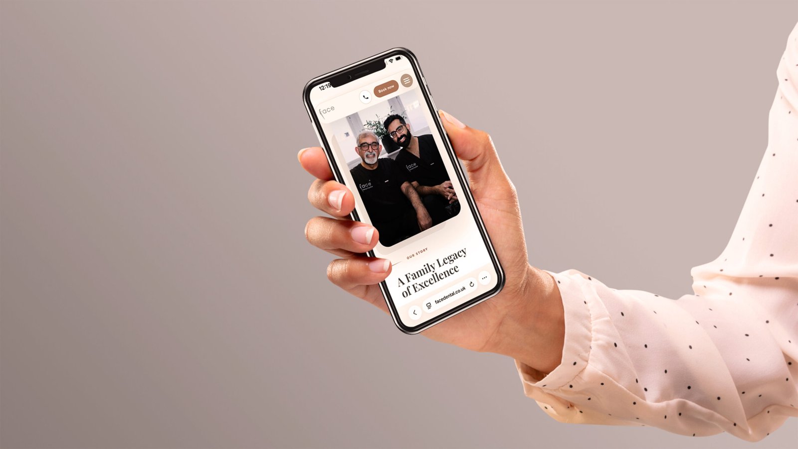 Face Dental, website redesign